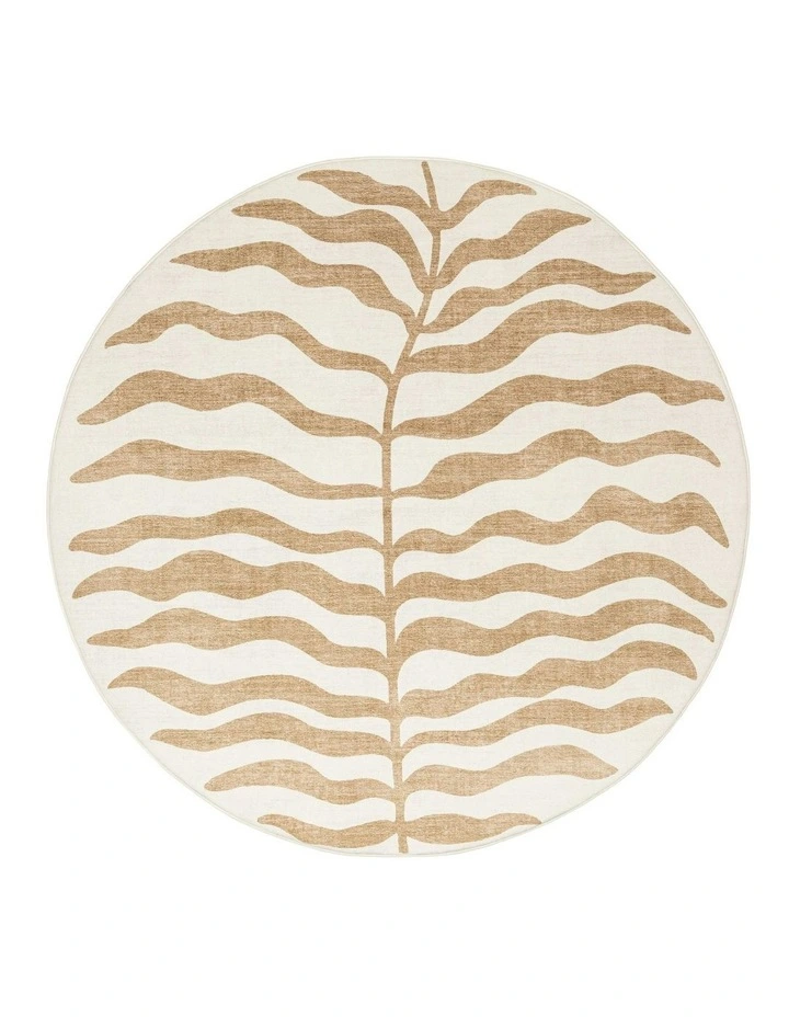 Nix Botanical Rollie Pollie Round Playmat in Sand image 1