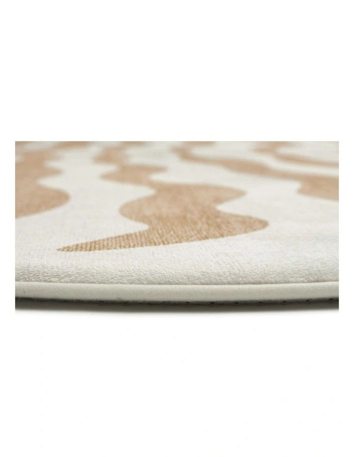 Nix Botanical Rollie Pollie Round Playmat in Sand image 5