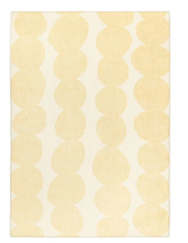 Cree Abstract Rollie Pollie Playmat in Yellow/Beige image 1