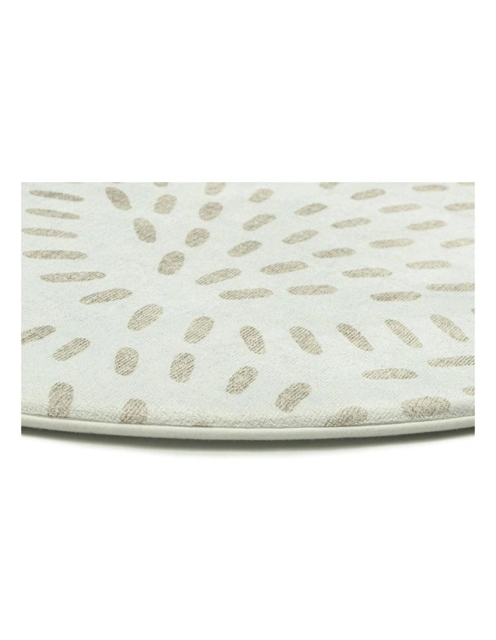Ayen Abstract Rollie Pollie Round Playmat in Sage image 2