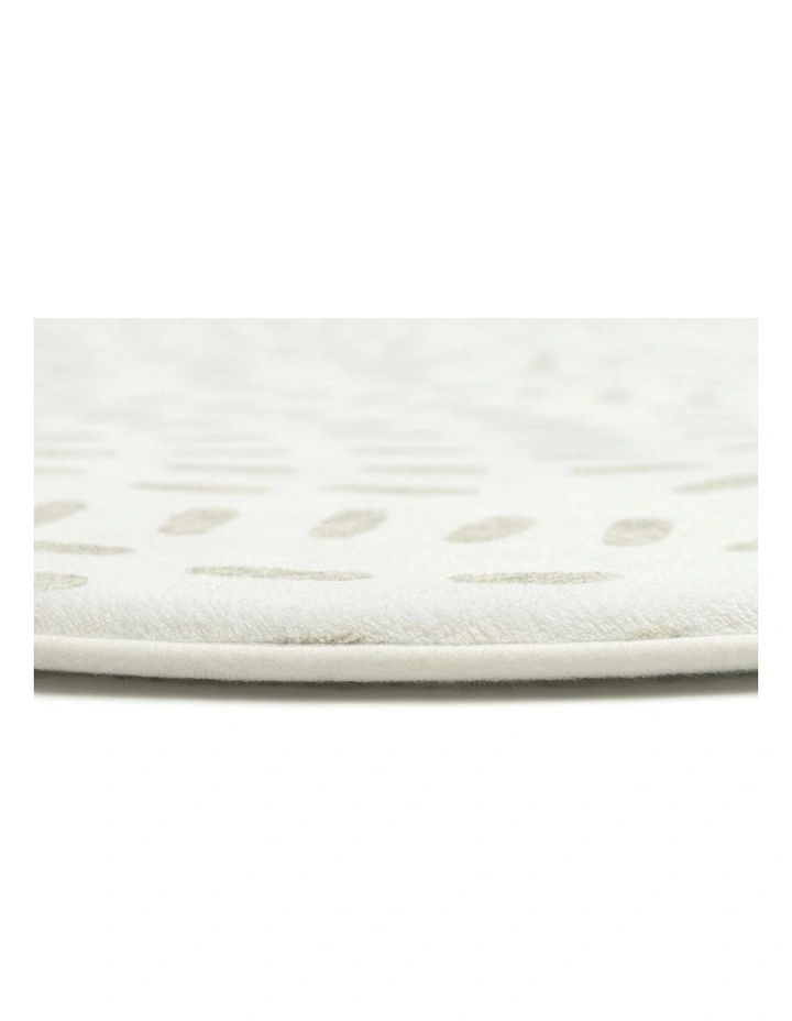 Ayen Abstract Rollie Pollie Round Playmat in Sage image 5