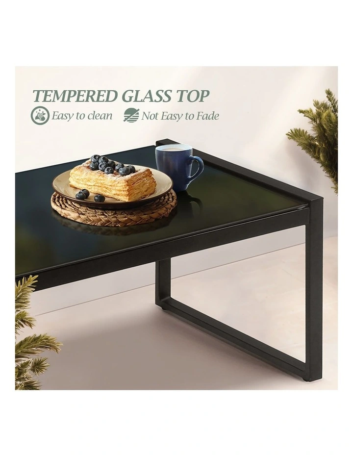 Groverdi Outdoor Wicker Dining Set Pieces in Brown/Beige image 6