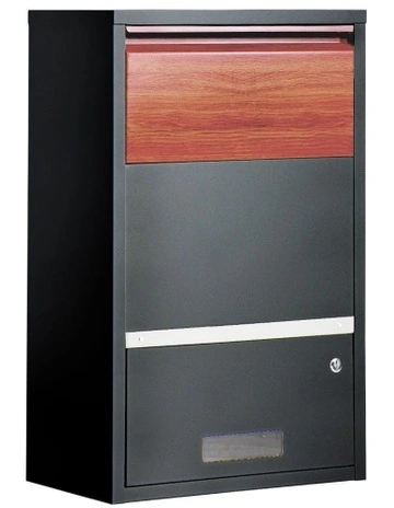 Groverdi Parcel Post Letter Box in Black