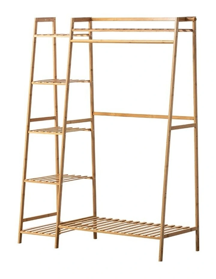 Open Clothes Rack in Natural image 1