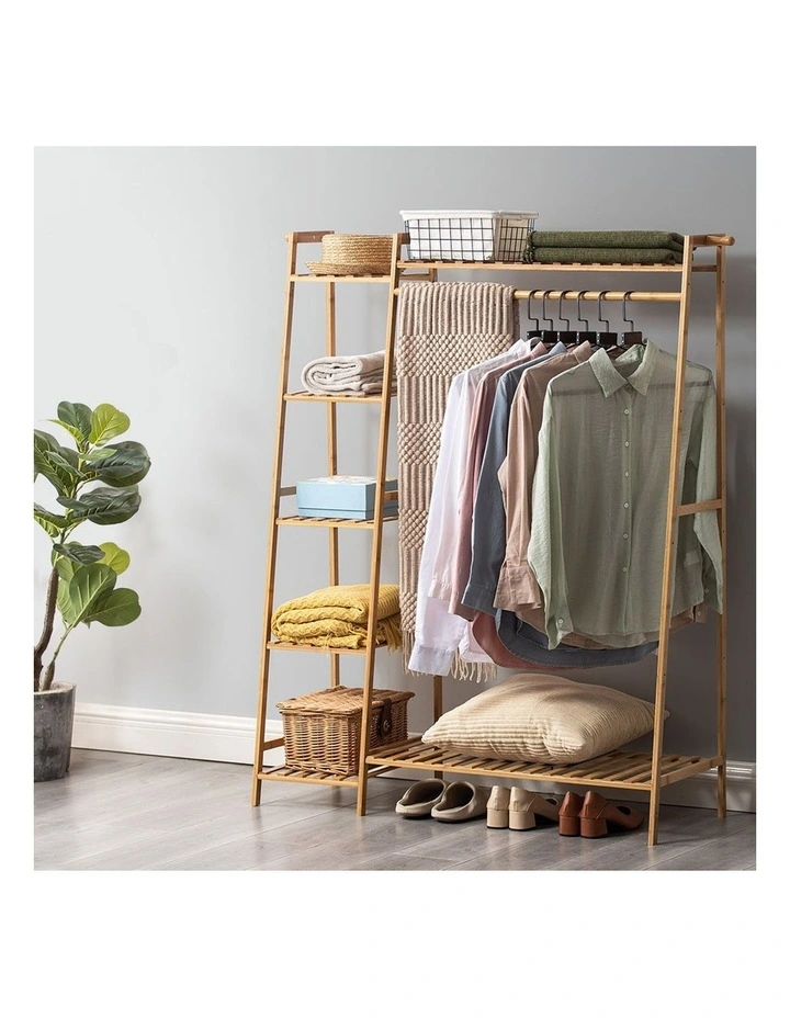 Open Clothes Rack in Natural image 2