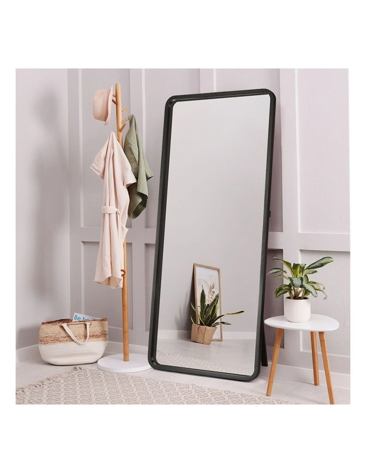 Wooden Full-Length Mirrors 80cm in Black image 7