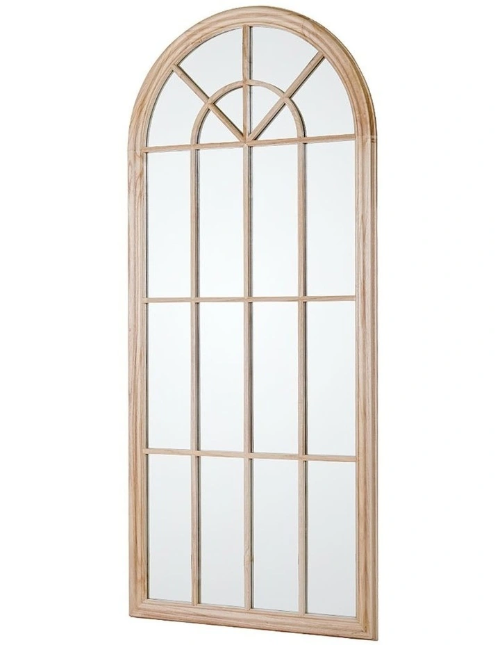 Wooden Full-Length Mirrors 180 x 80cm in Beige image 1