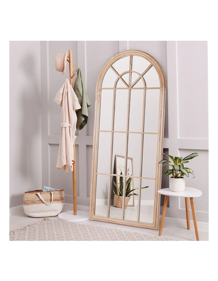 Wooden Full-Length Mirrors 180 x 80cm in Beige image 2