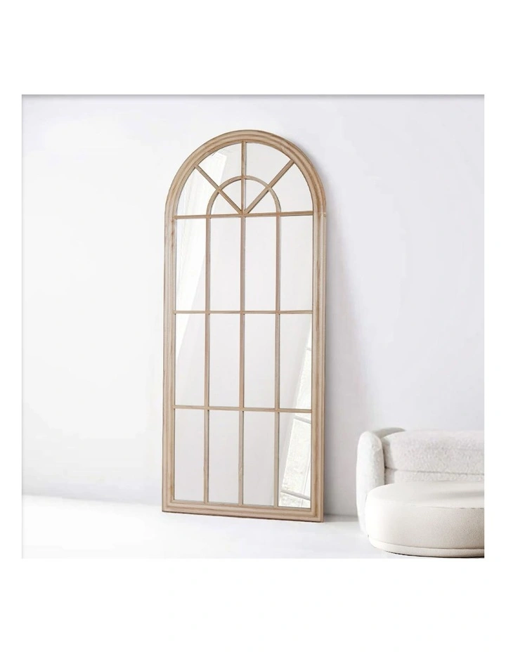 Wooden Full-Length Mirrors 180 x 80cm in Beige image 6