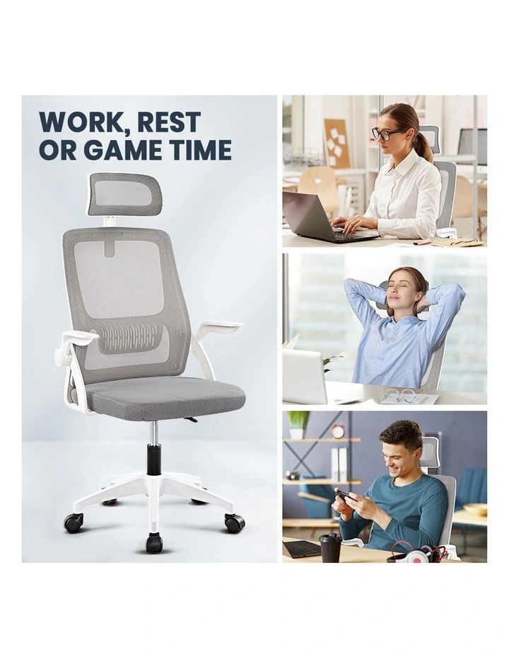 Mesh Executive Office Chair in Grey image 4