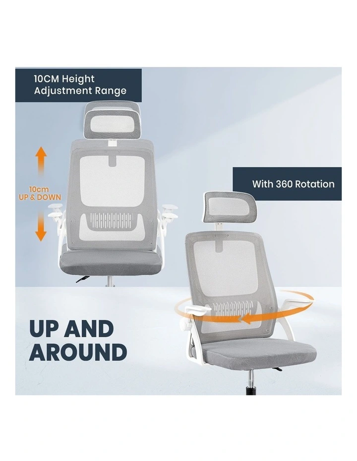 Mesh Executive Office Chair in Grey image 5