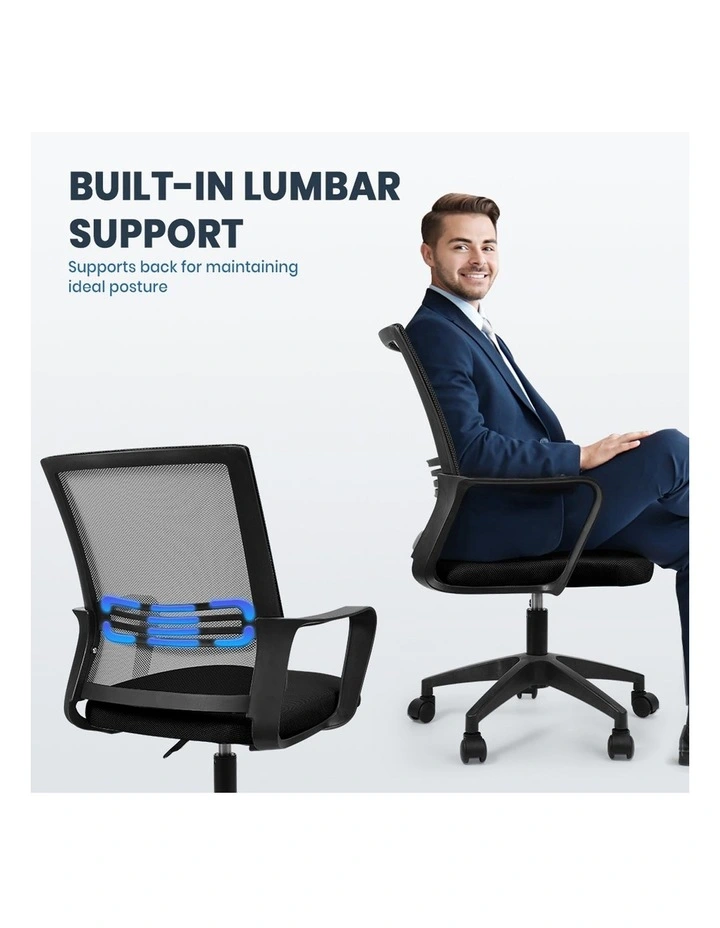 Office Computer Mesh Executive Chairs in Black image 6