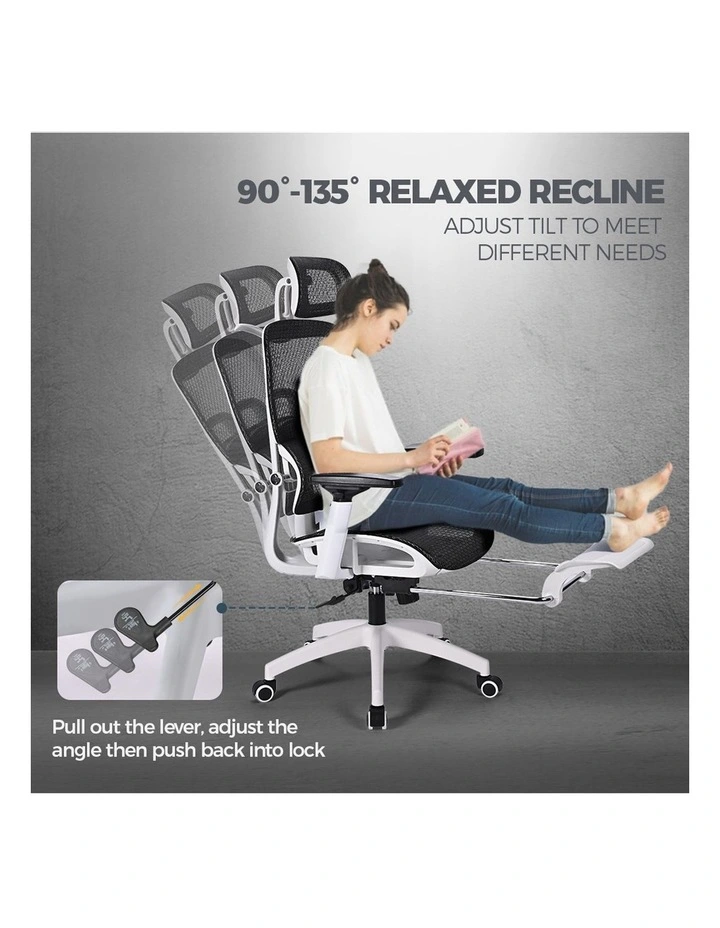 Ergonomic Office Chair in Black/White image 5