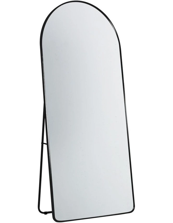 Large Full Length Free Standing Floor Mirror 180*80cm in Black image 1
