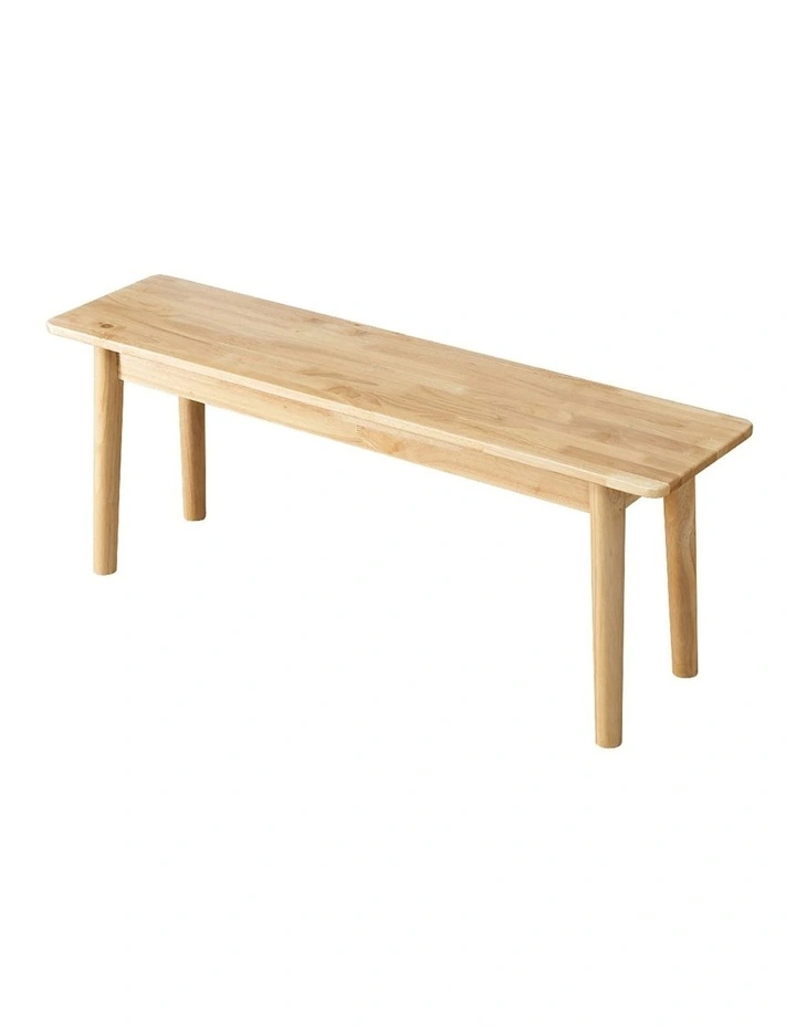 Wooden Dining Bench 140cm in Natural image 1