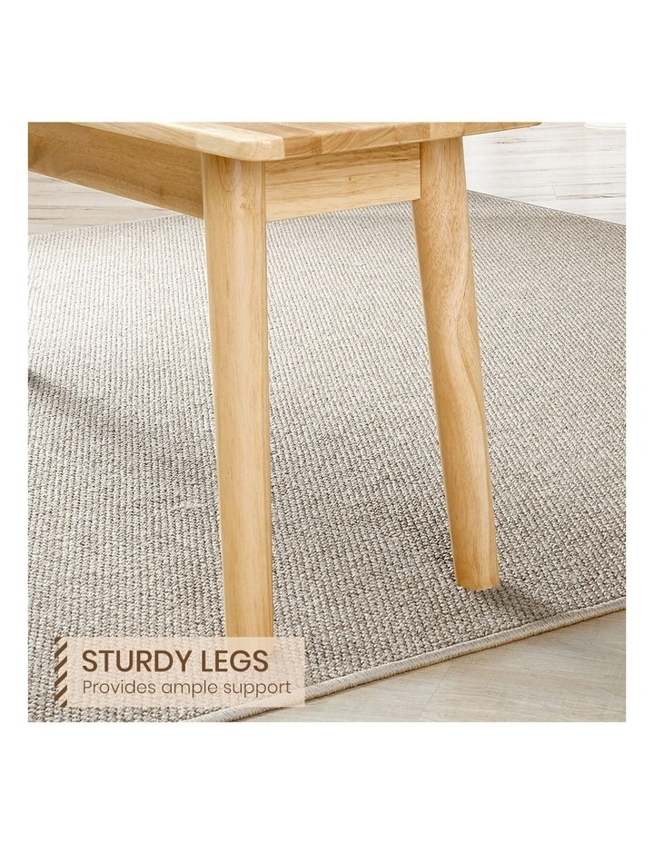 Wooden Dining Bench 160cm in Natural image 6