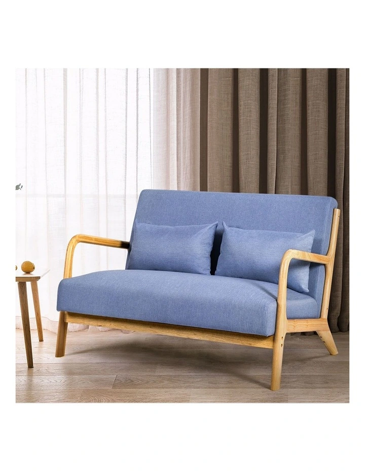 Armchair 2-Seater in Light Blue image 4