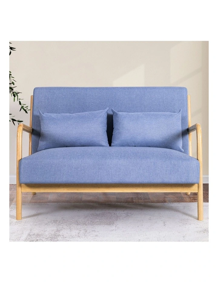 Armchair 2-Seater in Light Blue image 5