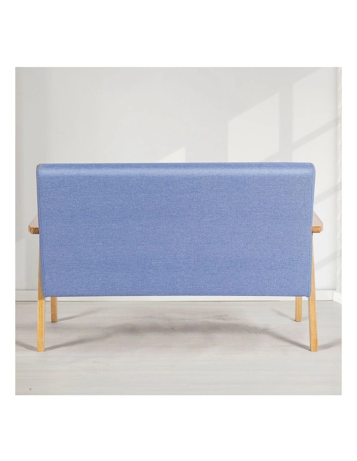 Armchair 2-Seater in Light Blue image 6