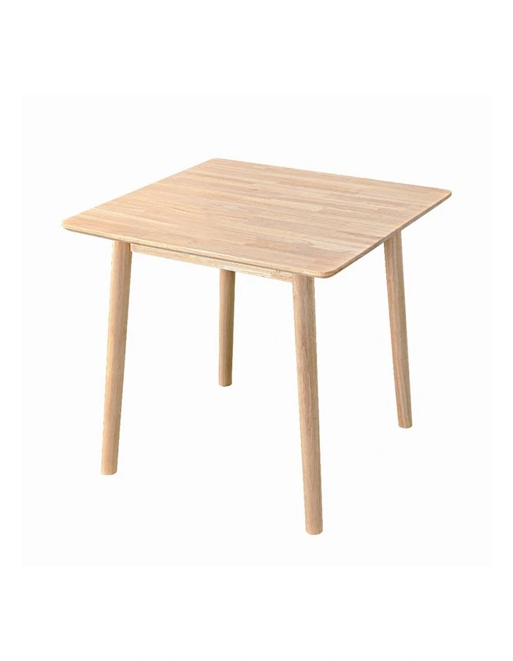 Wooden Rectangle Kitchen Dining Table in Natural image 1