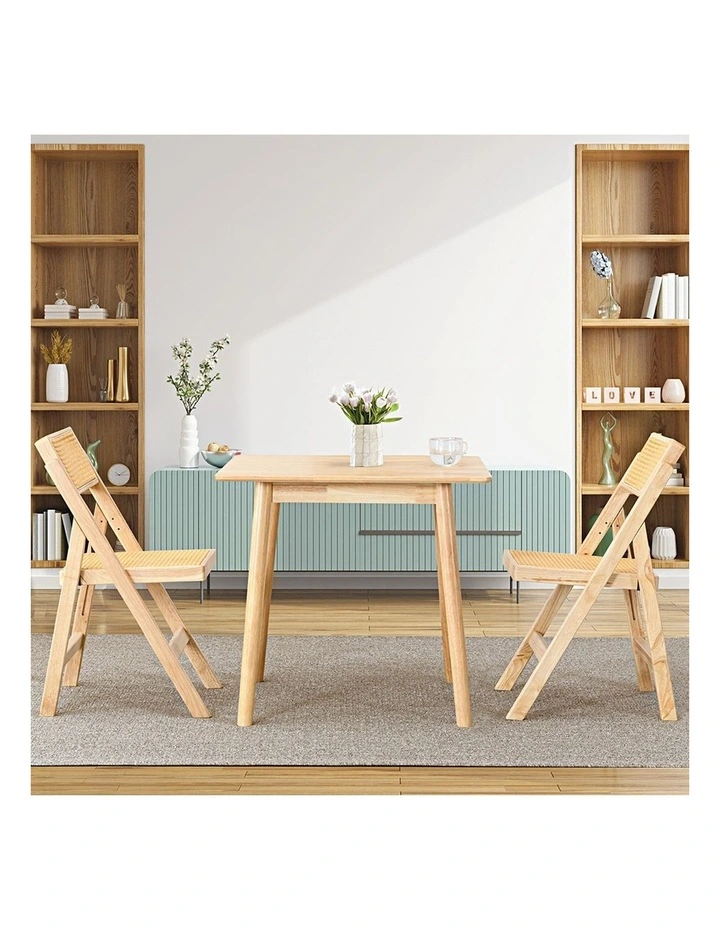 Wooden Rectangle Kitchen Dining Table in Natural image 7