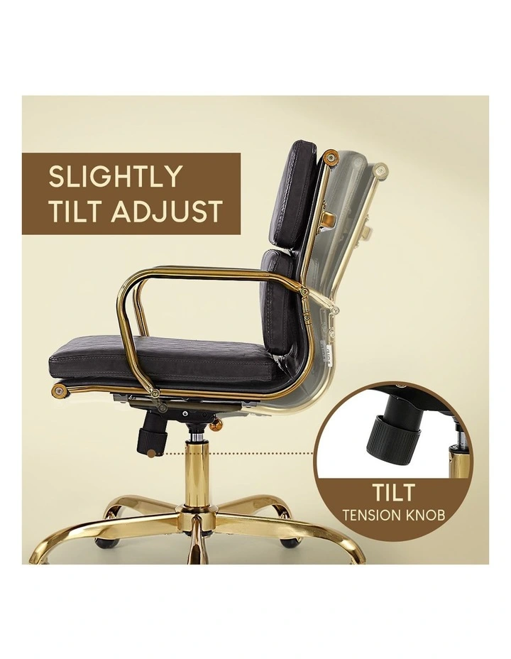 Ergonomic Executive Height Adjustable Office Desk Chair in Multi image 4