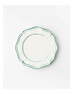 Capri Green Dinner Plate Single
