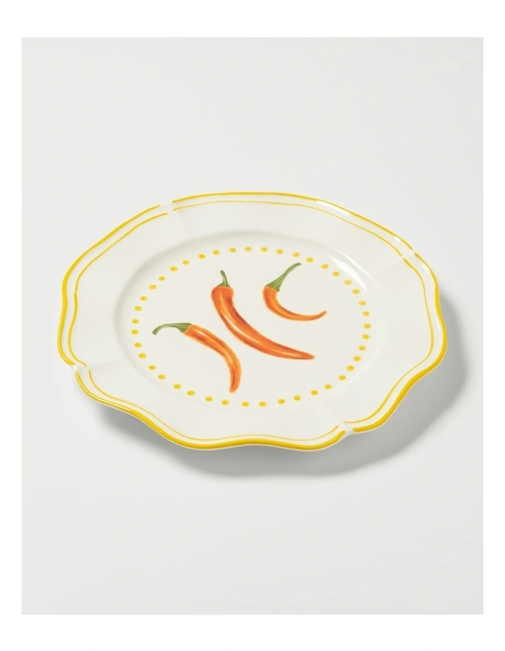 Capri 2.0 Yellow Dinner Plates Single image 2