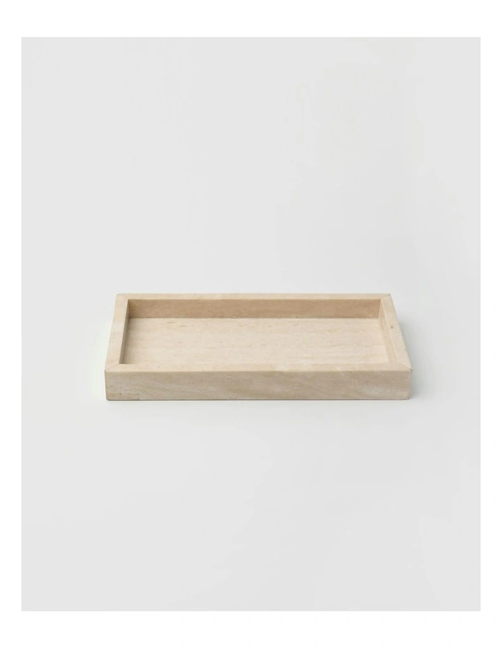 Travertine Tray in Beige image 3
