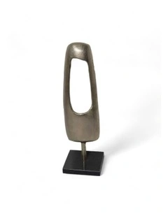 Hand-beaten Metal Cast Aluminium Decorative Tabletop in Silver