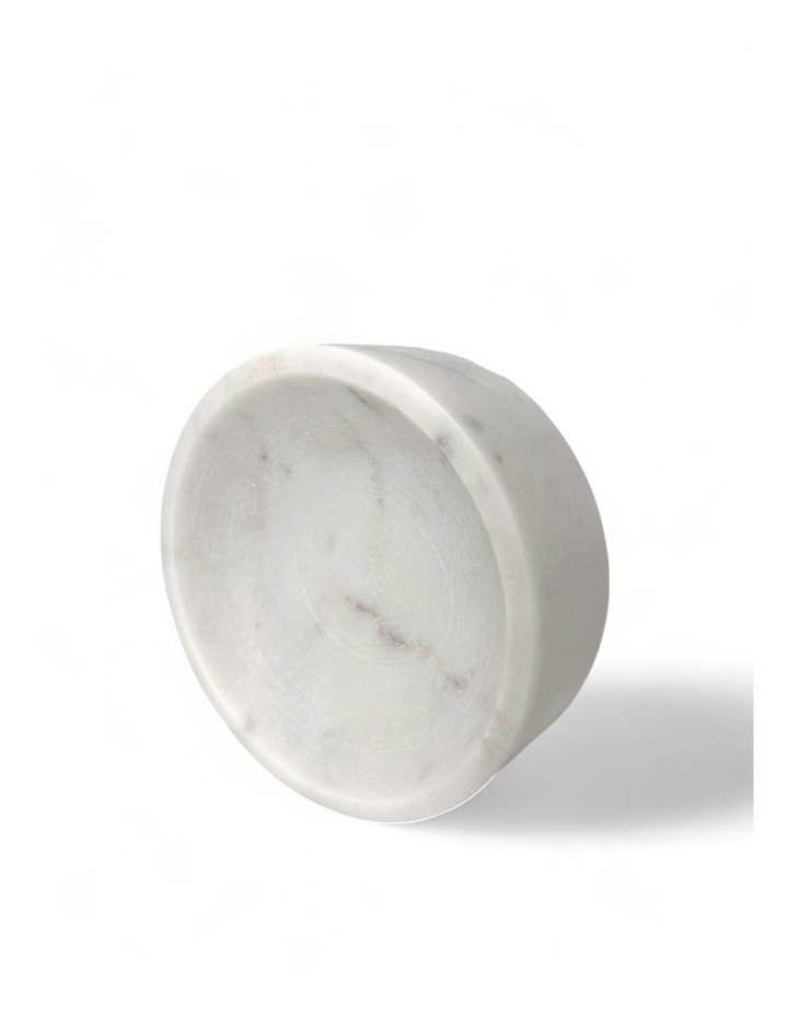 Marble-turned Bowl in White image 4