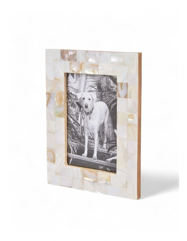 Handmade Mother-of-Pearl Photo Frame image 1
