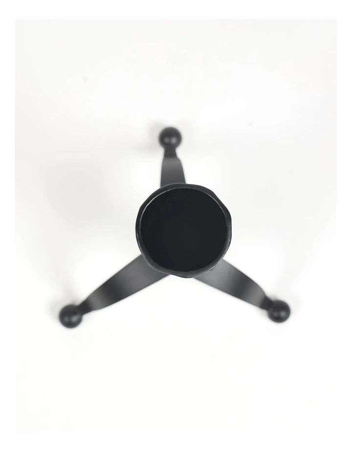 Hand Forged Iron Taper Candle Holders in Black image 4