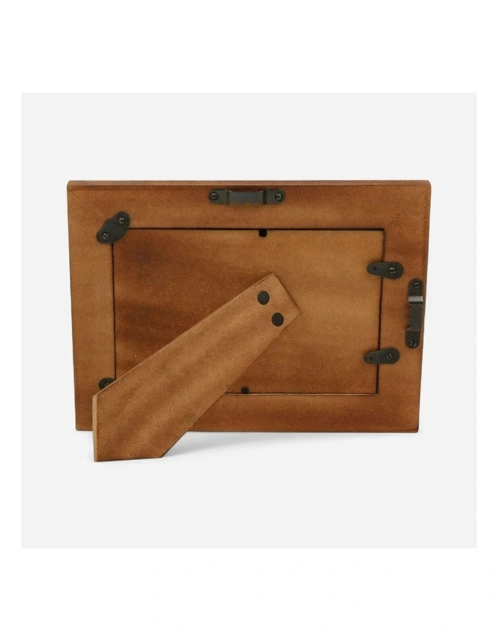 Recycled Buffalo Bone Inlay Photo Frame 4x6 in Brown image 4