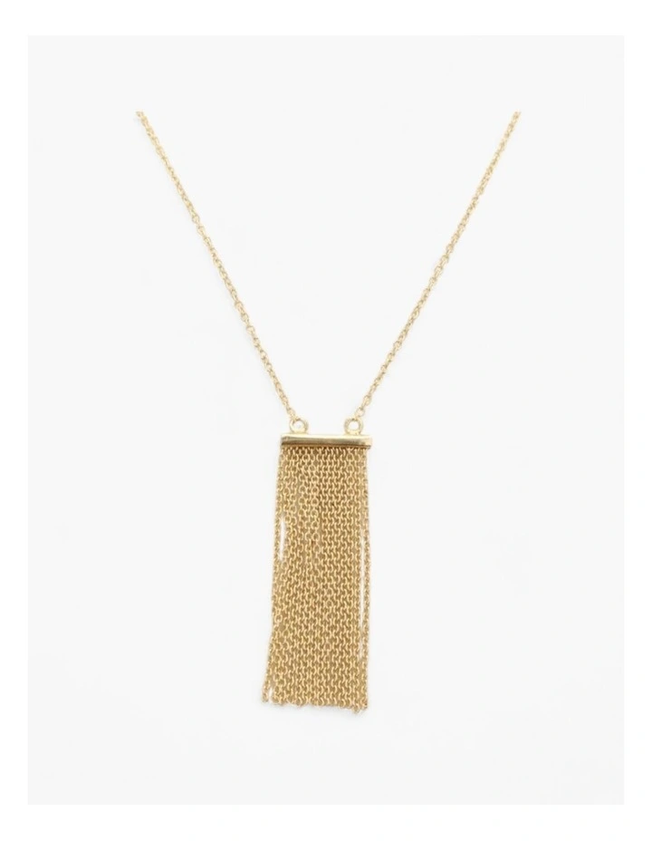Artisanal Necklace in Gold Tone image 1