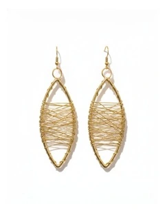 Artisan Earrings in Gold