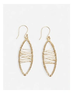 Artisan Earrings in Gold