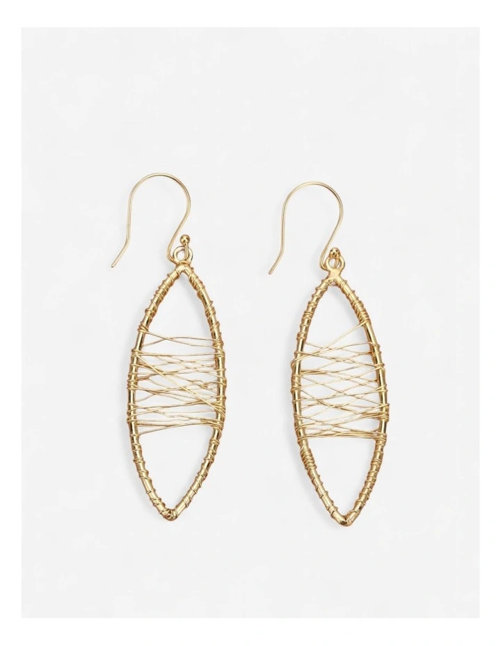 Artisan Earrings in Gold image 1