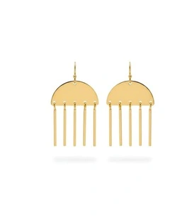 Handcrafted Artisan Earrings in Gold