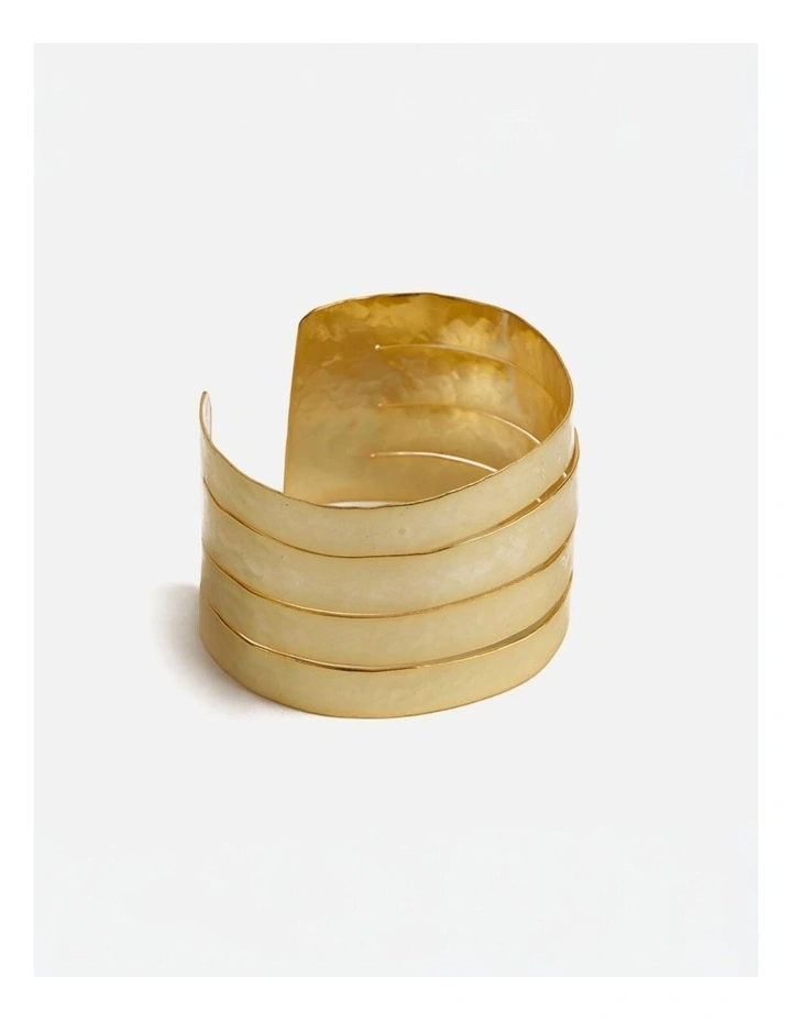 Handmade Stackable Bracelet in Gold image 4