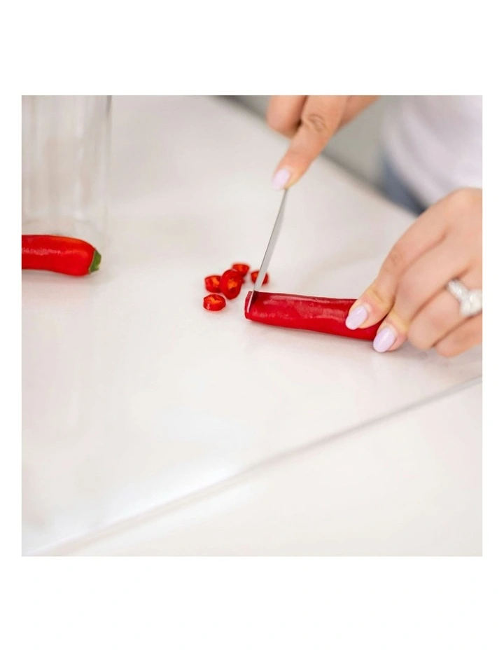 Acrylic Chopping Board in Clear image 3