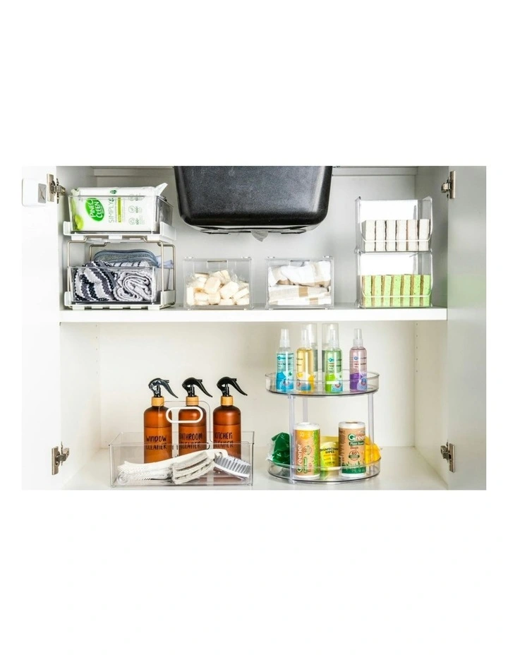 Deluxe Under Sink Organisation Value Pack in White image 7