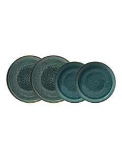 Crafted Breeze Dinner Set 4 Piece in Green