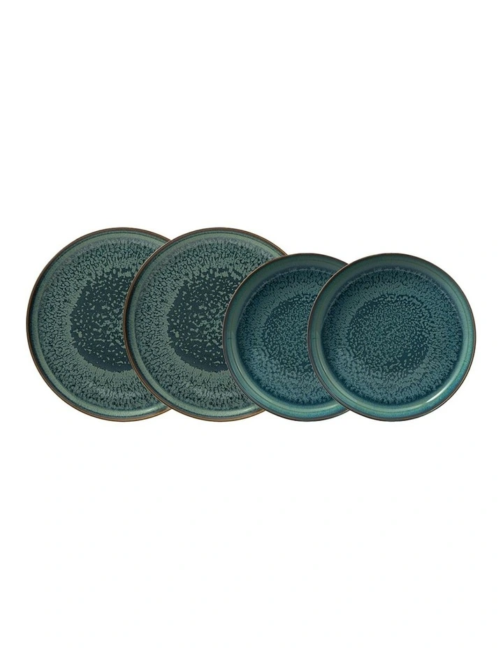 Crafted Breeze Dinner Set 4 Piece in Green image 1