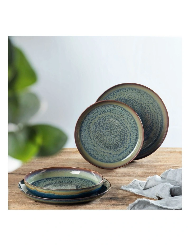 Crafted Breeze Dinner Set 4 Piece in Green image 2