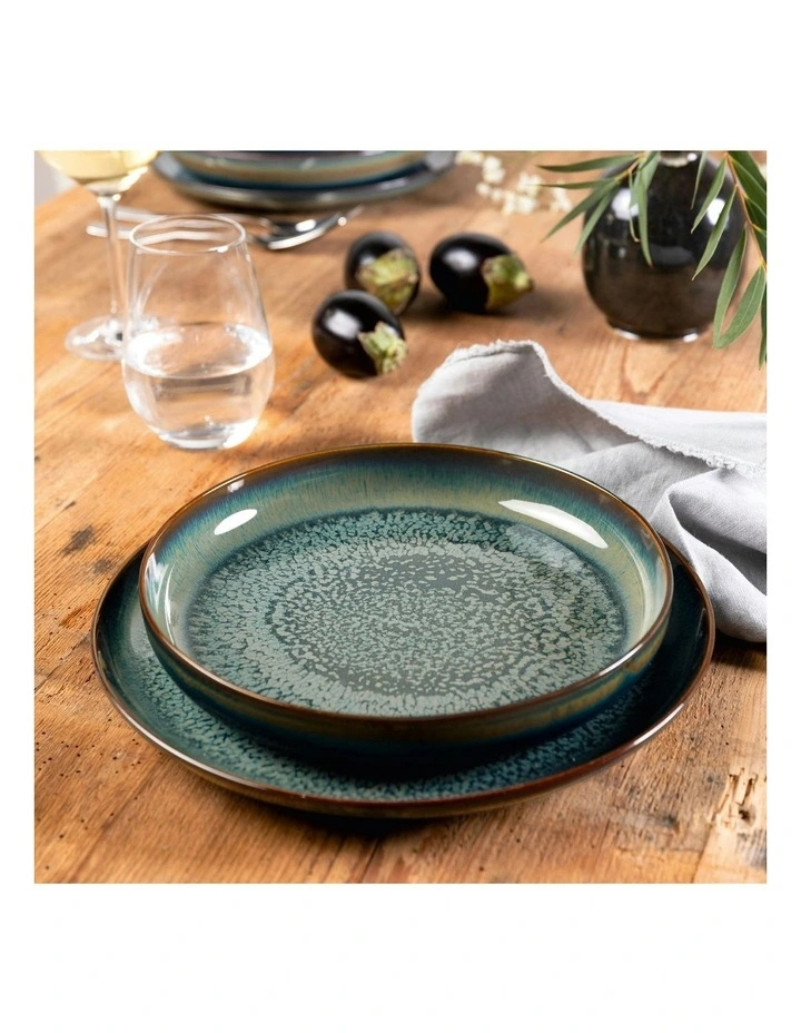 Crafted Breeze Dinner Set 4 Piece in Green image 3