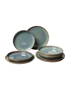 Crafted Breeze Dinner Set 8 Pieces in Green