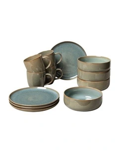 Crafted Breeze Breakfast Set 12 pieces