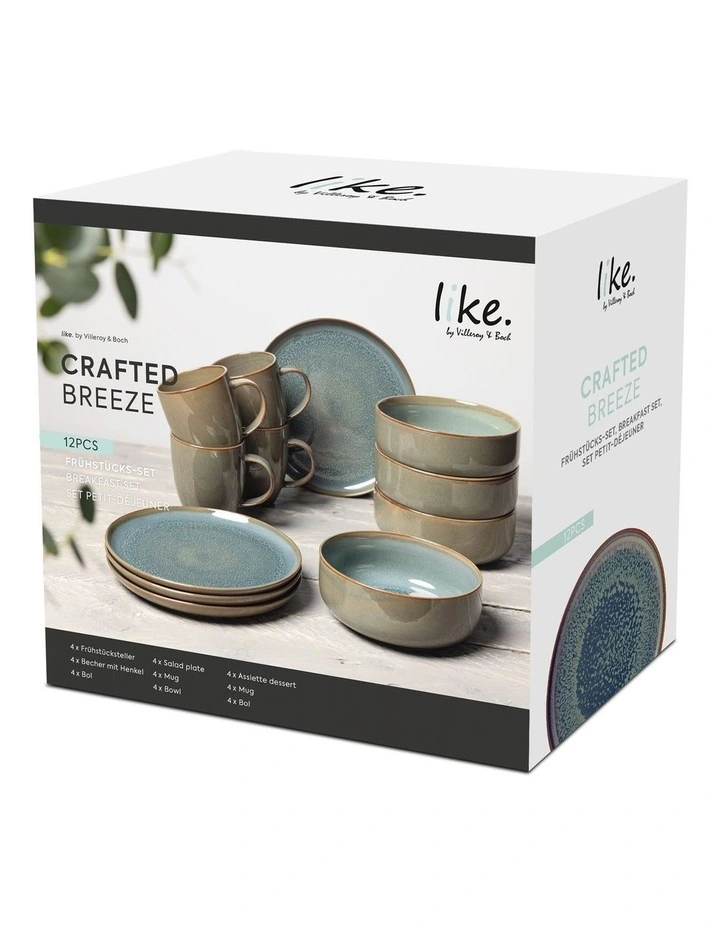 Crafted Breeze Breakfast Set 12 pieces image 2