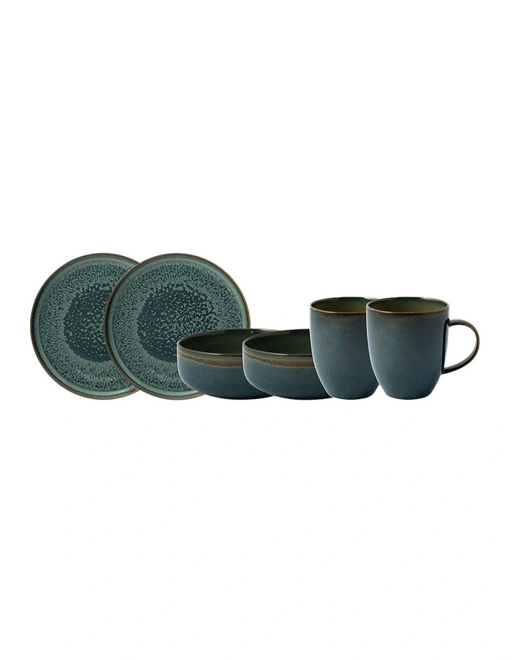 Crafted Breeze Breakfast Set 6 Piece in Green image 1